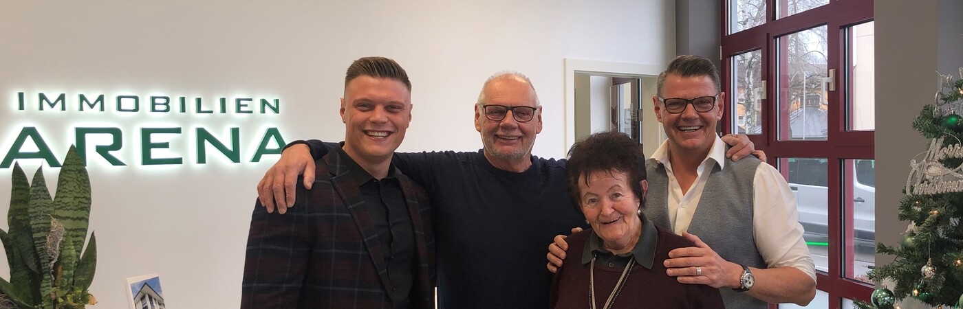 Hoher Besuch bei der Immobilien-Arena